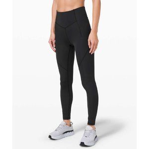 Size 6 BLACK Lululemon Fine Force 28" Tight